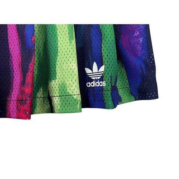 Adidas Pharrell Williams Colab Pleated Active Skirt  Size S  Rainbow Camo Tree - Picture 6 of 14